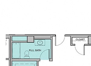 2nd, 3rd, 4th Floor: South Exposure - 203, 303, 403 2nd, 3rd, 4th Floor: South Exposure - 203, 303, 403